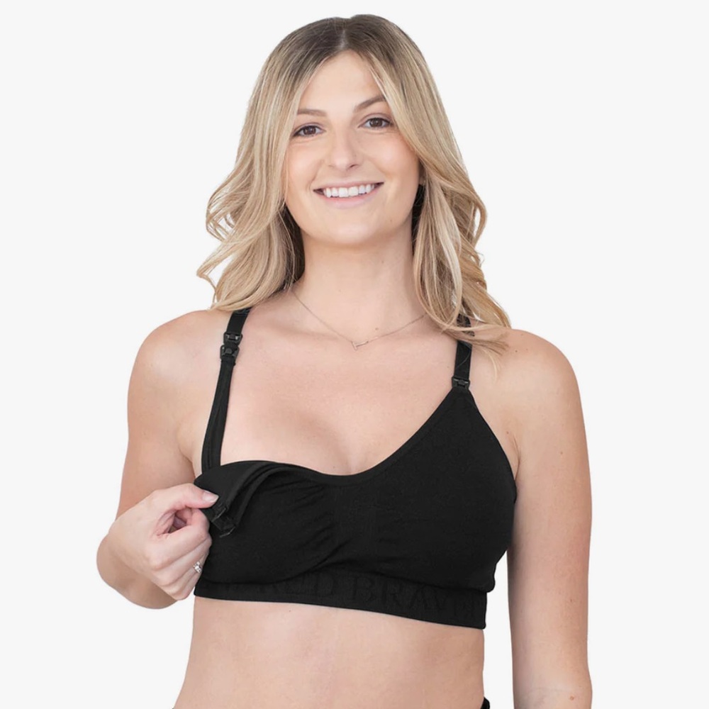 Black Kindred Bravely Racerback nursing bra